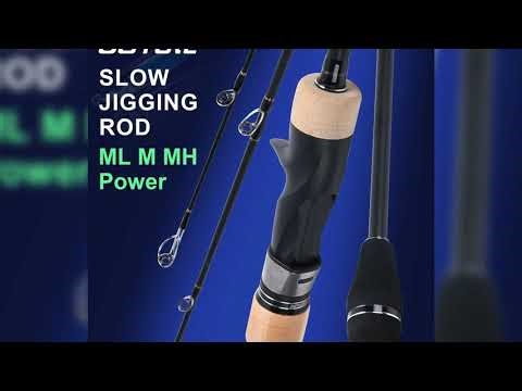 A must-have product! Goture Pollux II Fuji & Kw Slow Jigging Fishing Rod 1.89m Solid Top Tip Spinn