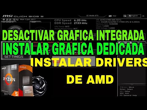How to disable AMD integrated graphics and install dedicated graphics step by step