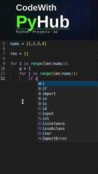 Product of Array Except Self in Python | Python Interview Question 🔥