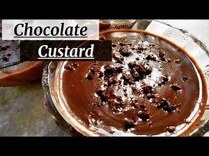 Chocolate Custard Recipe || Quick and Easy Dessert Recipe