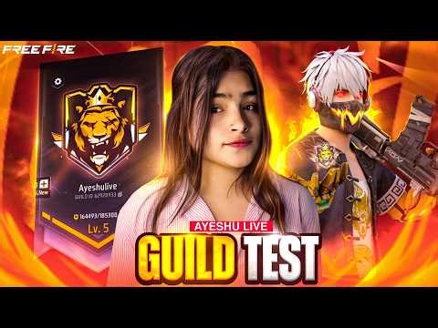 🎯 1 VS 2 🎯 LIVE GUILD TEST AYESHU GAMING AND UID CHECK FF LIVE