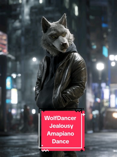 Who Else ! 3D Animation Dance WolfDancer @Tara #jealousyamapiano #dance #ia #originalcharacter #wolfdancing