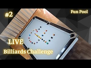 ₠ Pool Challenge With 30 Balls. Part 2 | Live