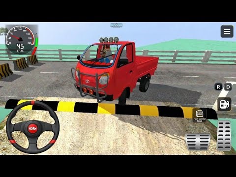 Tata Magic Van Mod Bussid | Speed Breaker Offroad Driving Gameplay 😱 | Bus Simulator Indonesia