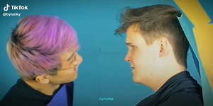 Adam x Justin Kiss Scene: LankyBox Moments Compilation