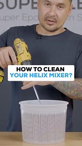 🛠️ THE SECRET TO CLEANING EPOXY OFF YOUR HELIX MIXER! ✨ Don’t let dried resin ruin your tools! After mixing epoxy, clean your helix mixer immediately with denatured alcohol. Wipe it down thoroughly before the resin sets to keep it in perfect condition for your next project. 💡 | Superclear Epoxy
