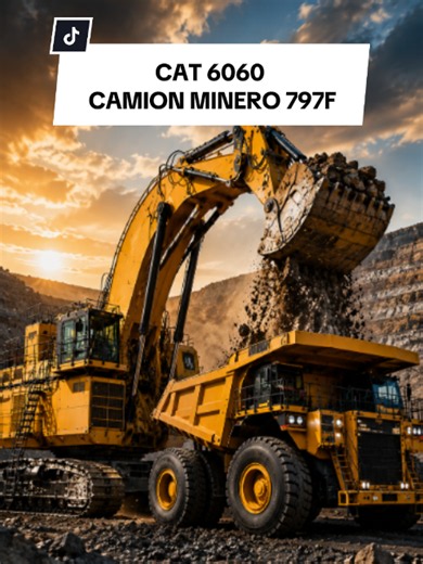 Una dupla imparable en la minería. La CAT 6060 carga toneladas de material en el gigantesco CAT 797F, logrando máxima eficiencia, potencia y productividad en cada operación. #CAT6060 #CAT797F #MaquinariaPesada #Mineria #modelosaescala#KatzerPeru #Caterpillar #MiningTruck #Coleccionistas #HeavyEquipment