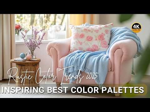 Elegant Rustic Color Trends 2025: Inspiring Best Color Palettes for Timeless Interior Decor Ideas
