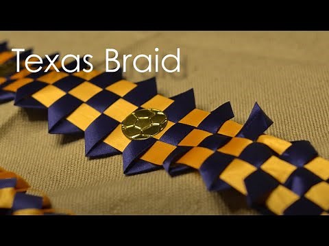 How To Make The Texas Braid | Texas Homecoming Mums 101 | Crafts