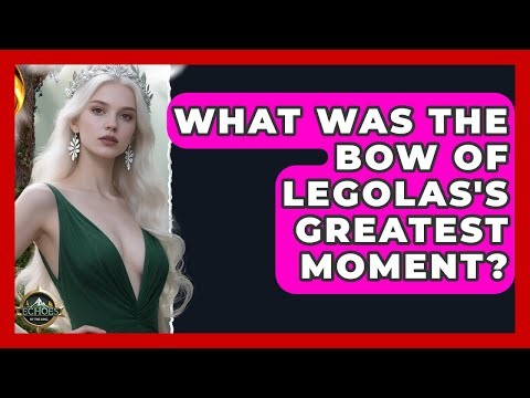 What Was The Bow Of Legolas's Greatest Moment? - Echoes Of The Ring