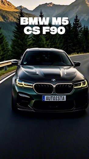 BMW M5 CS F90 The BMW M5 CS is the most extreme and focused M5 ever built. A twin-turbo V8, carbon fiber everywhere, and supercar performance hidden inside a four-door sedan. This shot captures the M5 CS attacking an alpine road, combining brutal power, precision, and everyday usability in one of BMW M’s ultimate creations. #autoista #bmwm5cs #bmwm5 #bmwmotorsport #v8