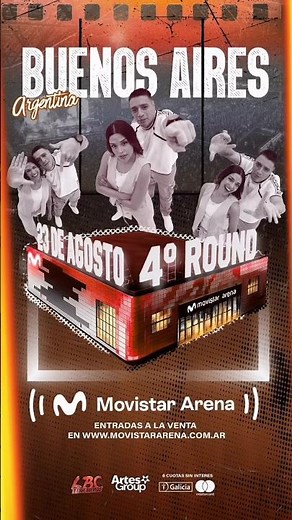🥊Se viene el 4to round ‪@labandadecarlitosok‬ #movistararena
