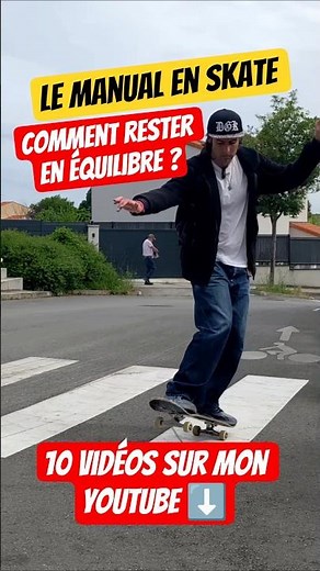 Le manual !! #manualskate #skatemanual #skate #commentonskate #commentfaireduskate #faireduskate