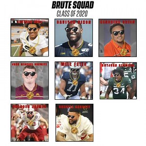 .@BigAntHerron's 2020 Brute Squad is filling out, but you better believe he's got room for these two gridiron bullies: ➡️ @HASKELL_808 of @OhioStateFB ➡️ @BrendenJaimes of @HuskerFBNation Meet 'em in the trenches, it's goin' down. 😳 | Big Ten Network