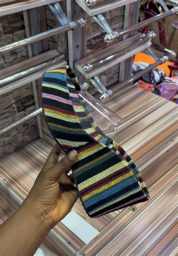 Trendy Transparent Multi-Color Platform Shoes