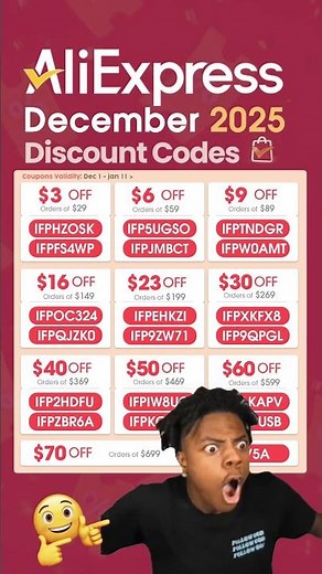 The AliExpress promo codes for December 2025 are finally here, valid all month long!