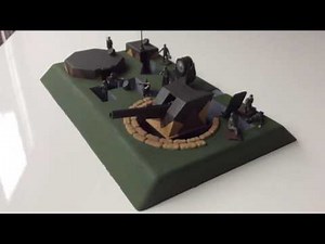 Airfix gun emplacement 1/72