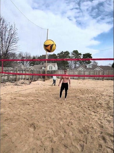 Getting back out on the sand court for beach volleyball after a long winter…