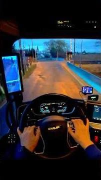Polish national roads are similar to the forest roads of Pennsylvania in the USA POV 4K