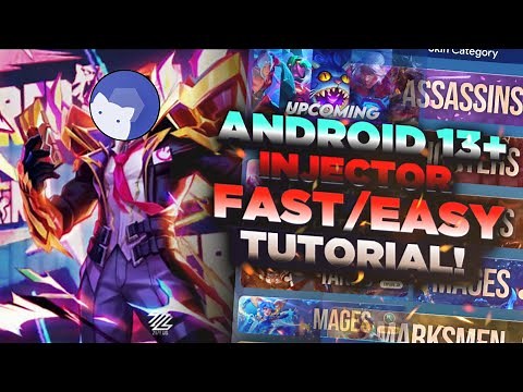 HOW TO INJECT SKINS FOR ANDROID 13-14 (FAST AND EASY TUTORIAL) | MLBB SKIN INJECTOR