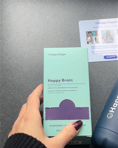 Happy Brain is het populaire van Happy Supps® dat je dagelijkse cognitieve functies ondersteunt — inclusief geheugen, mentale snelheid en focus. 💡 | Brain Hacks