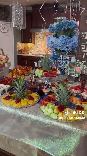 Vibrant Graduation Party Table Decorations and Desserts