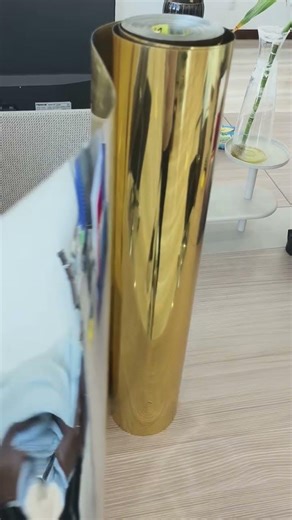 Rigid Gold Metallized PET Sheet for Thermoforming Packaging