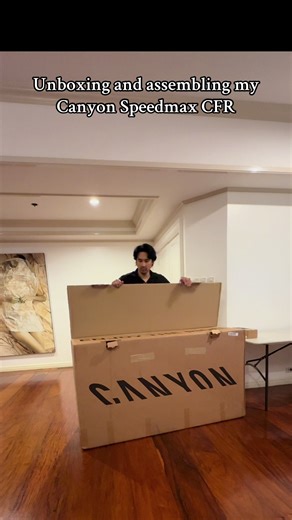 Unboxing and Assembling the Canyon Speedmax CFR Bike