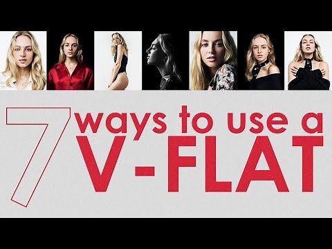 7 ways to use a v-flat, natural light photography.