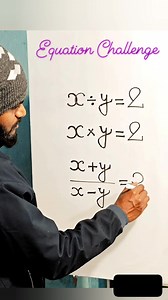 174K views · 375 reactions | #algebra #IQTestChallenge #math #equations #brainteaser #viralmath #iqtesting #puzzle #logic #riddles | Vikash Sharma | Facebook