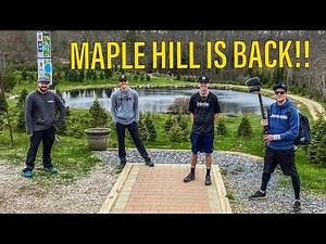 WE PLAYED DISC GOLF!?! (maple hill gold highlights)