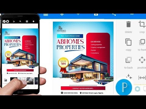 Real Estate Flyer Design || Pixellab tutorials