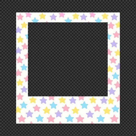 Download free png of PNG Colorful star-patterned photo frame. by Hein about background, star, png, border, and paper 25626313