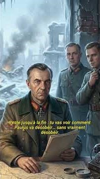 CE JOUR-LÀ 31 janvier 1943 | Paulus REFUSE de SE SUICIDER à Stalingrad #ww2 #histoire #shorts