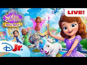 🔴 LIVE 24/7! Sofia the First: Royal Magic Full Episodes & Magical Friends Shorts! 👑✨ | ‪@disneyjr‬
