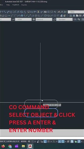 Copy (CO) Command in AutoCAD | Speed Trick✔ #autocad