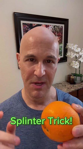 Splinter Removal Trick Using Orange Peel | How to Remove and Draw Out a Splinter Easily