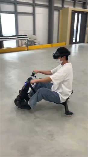 現実空間を爆走！最新MRバイクゲームのテスト走行を先行公開