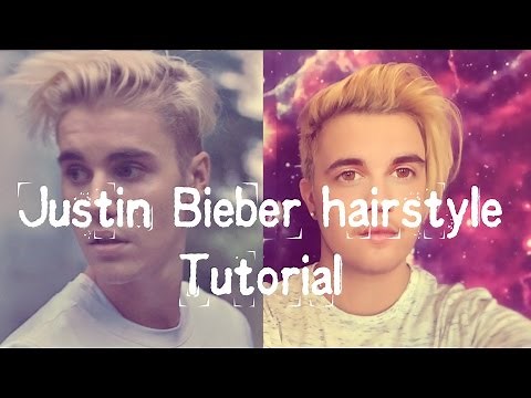 Justin Bieber hairstyle tutorial X men's long undercut