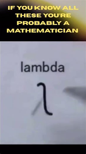 Do you know these greek letters? #shorts