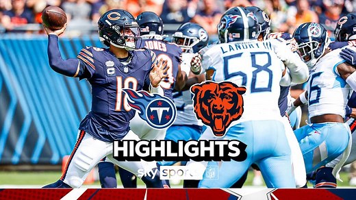 Tennessee Titans at Chicago Bears| NFL Week One highlights