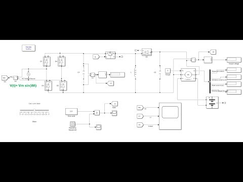 Design power converter for an industrial DC conveyor Motor