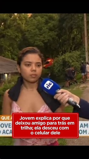 Tá na Rota News on Instagram: "Em entrevista à RIC Paraná, Thaiana explicou por que deixou Roberto para trás durante a trilha no Parque Estadual Pico Paraná. Segundo ela, o estilo de vida dos dois era diferente. Ela afirmou ainda que desceu levando o celular e a carteira dele para diminuir o peso. Jovem desaparece no Pico Paraná Roberto Farias Thomaz está desaparecido desde a manhã de quinta-feira (1º), após passar o réveillon com uma amiga no Pico Paraná. Os dois se conheceram há pouco tempo e