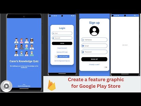 How To Create Android App Feature Graphic For Google Play Store | Google Play Console. Extra credit!