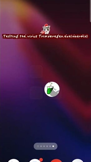 Testing the virus Trioyoregen.exe(android)