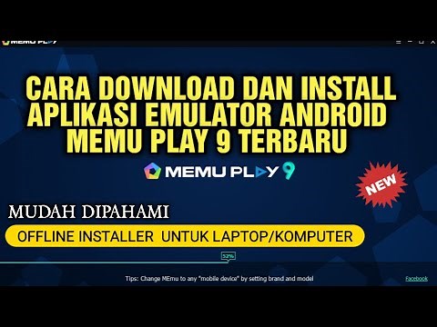 cara download dan install memu play di laptop atau komputer terbaru offline installer
