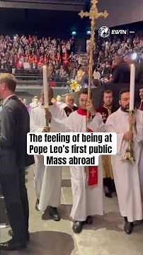 Pope Leo XIV’s Holy Mass in Volkswagen Arena in Istanbul, Turkey | First Public Mass Abroad