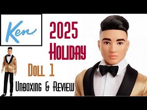 🎄 2025 HOLIDAY KEN DOLL 1 SIGNATURE LOOKS BRANDON 👑 EDMOND'S COLLECTIBLE WORLD 🌎 UNBOXING & REVIEW