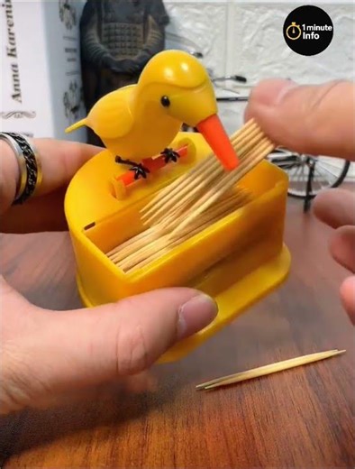 This Cute Bird Toothpick Dispenser Will Blow Your Mind! 🐥🔥