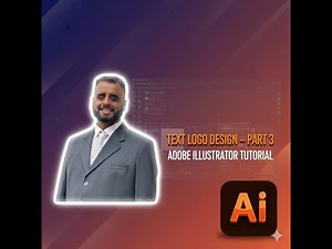 Adobe Illustrator Text Logo Design | Part 3 | Creative Typography Logo Tutorial